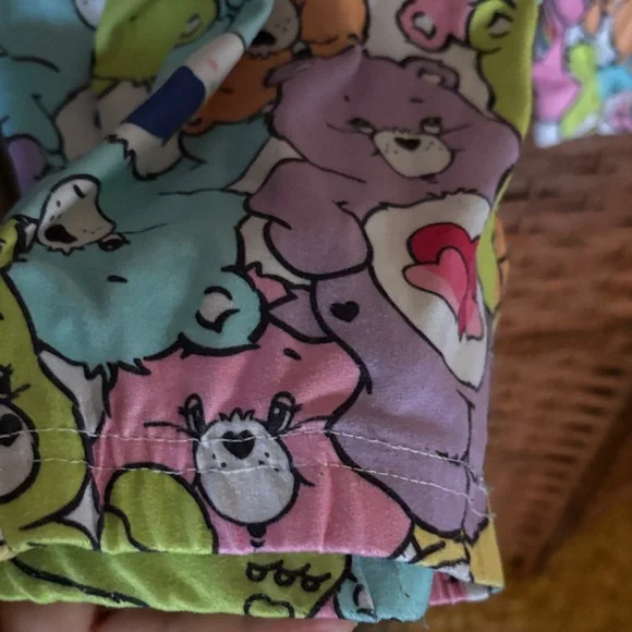 Care Bears Pastel Multicolor Printed Pajama Bottoms - Picture 3 of 4